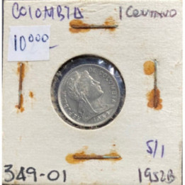 Colombia 1 Centavo 1952-1958 JER349