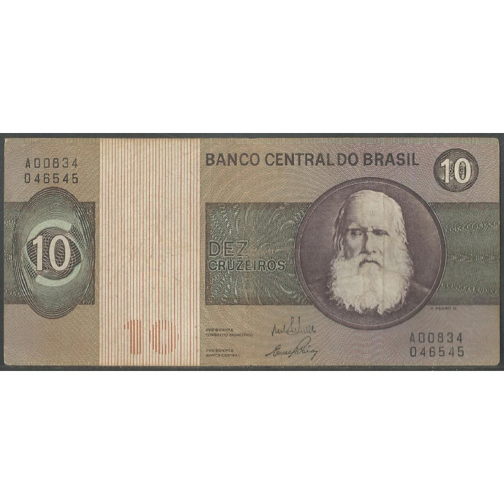 Brasil 10 Cruzeiros ND1970 P193a