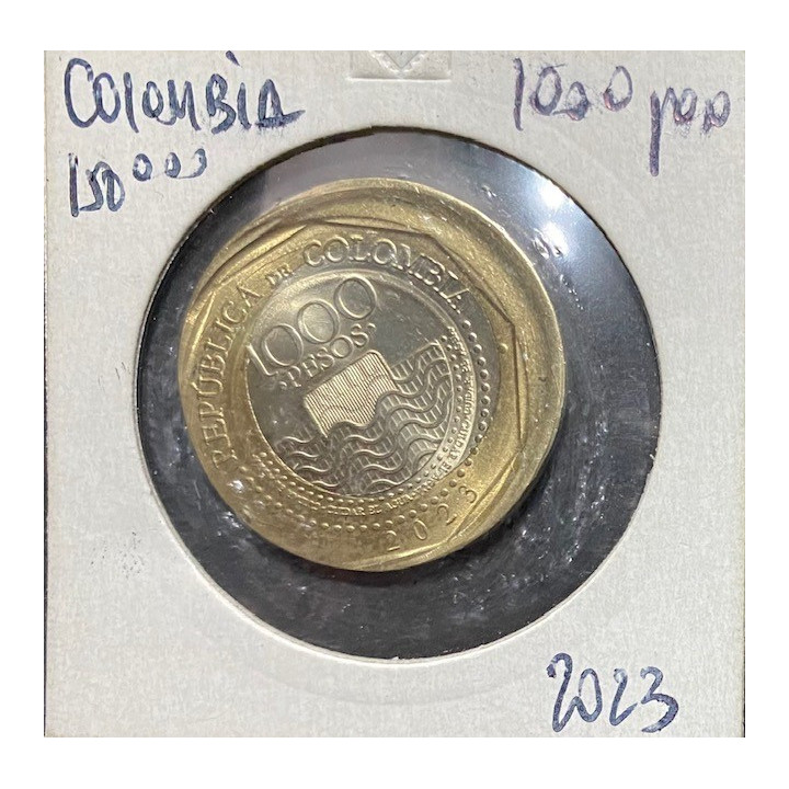 Colombia 1.000 Pesos 2023 Descentrada - Cachucha