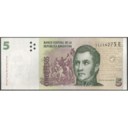 Argentina 5 Pesos ND2003 Serie E P353a