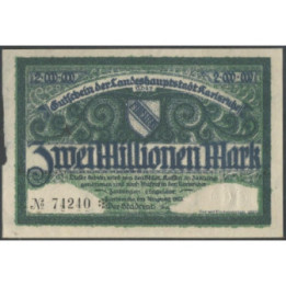 Alemania - Karlsruhe 2.000.000 Mark Ago 1923