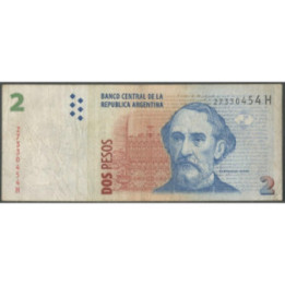 Argentina 2 Pesos ND2002 Serie H P352