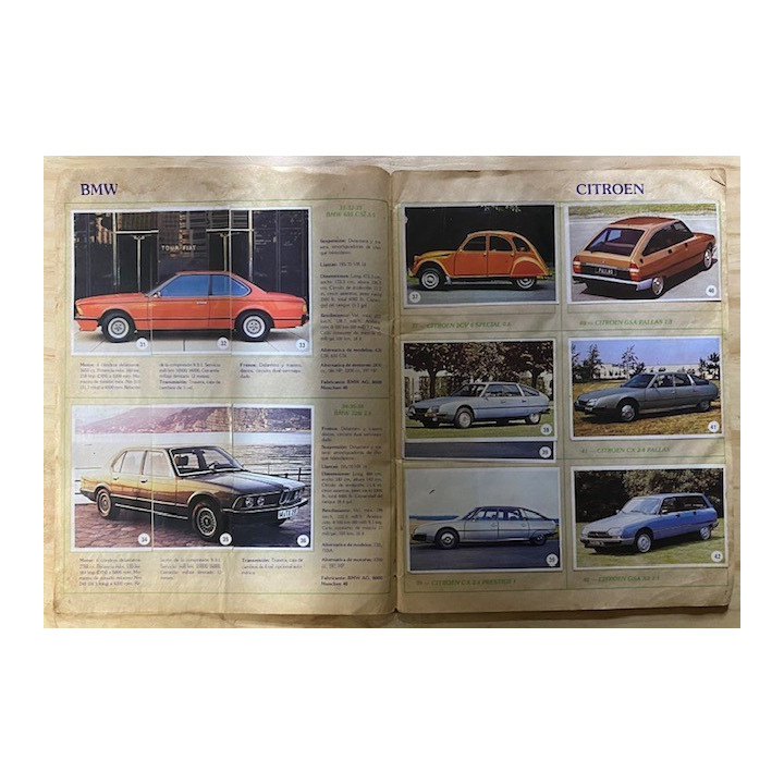 Automovilismo - Album Internacional del Automovil reverso