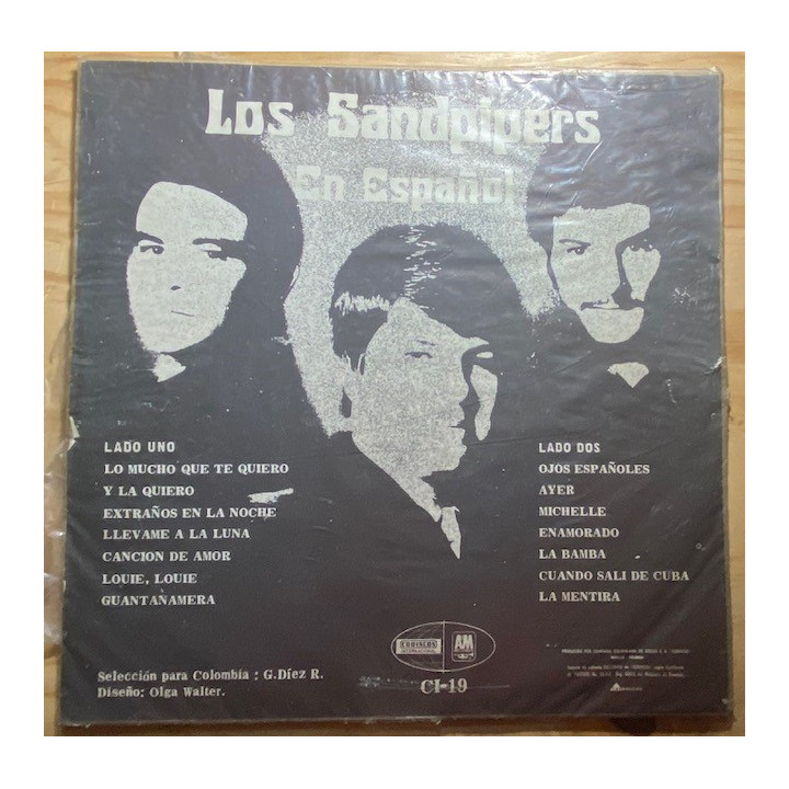 Los Sandpipers Lo mucho que te quiero - Colombia reverso