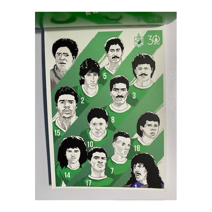 Atletico Nacional 30 Años de nuestra primera conquista continental reverso