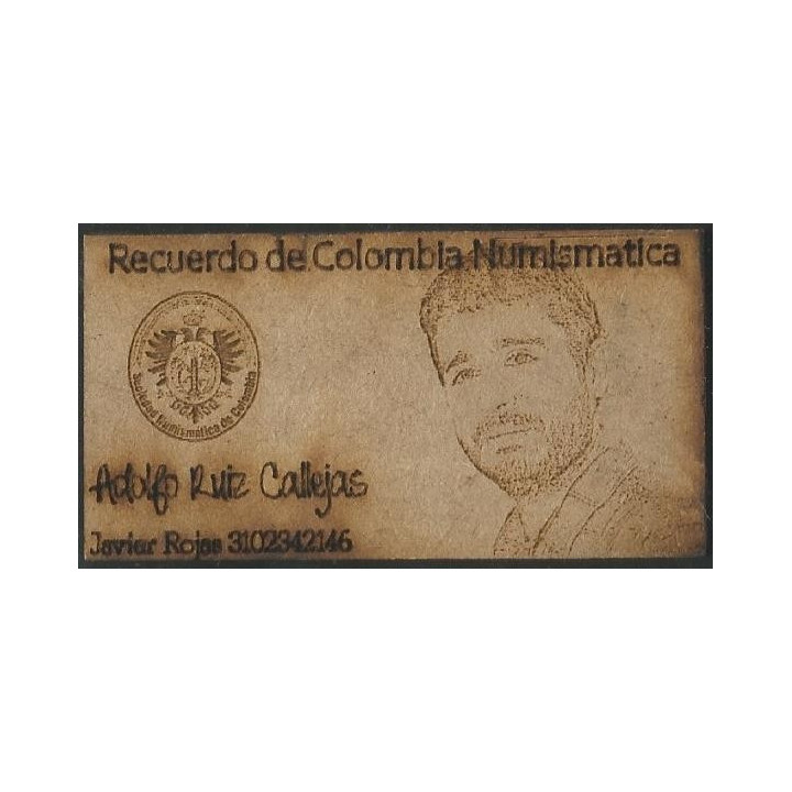 Sociedad Numismatica de Colombia Adolfo Ruiz Callejas