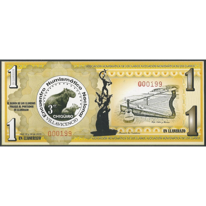 AsociacionNumismatica de los Llanos 1 Llanerazo 15-6 Abr 2023