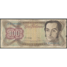 Venezuela 100 Bolivares 5 Feb 1998 F 8 Dig P66f
