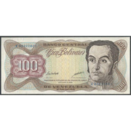 Venezuela 100 Bolivares 13 Oct 1998 K 8 Dig P66g