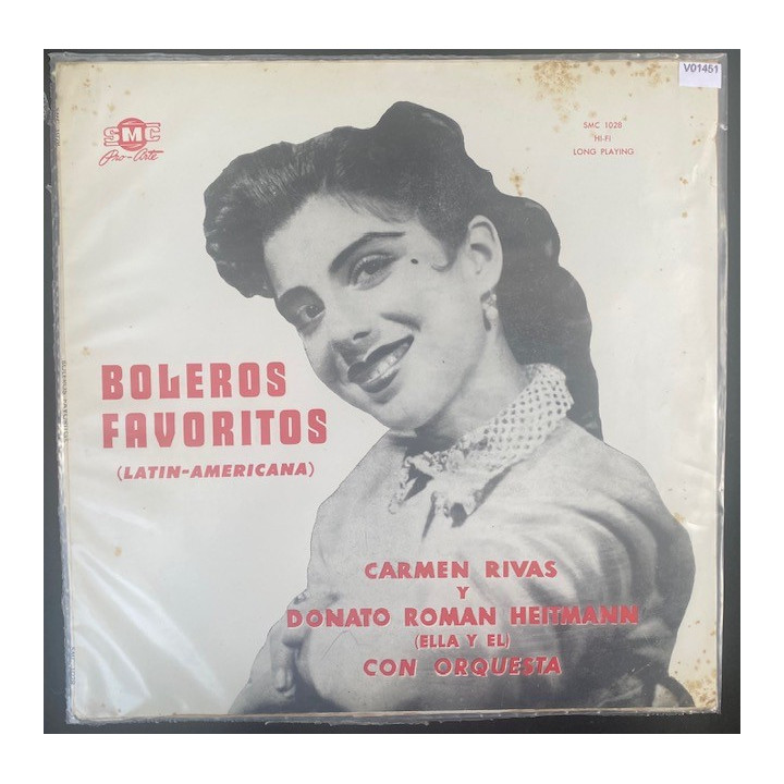Carmen Rivas y Donato Roman Heitmann Boleros favoritos - Colombia