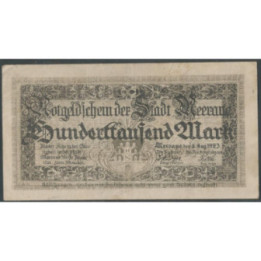 Alemania - Meerane 100.000 Mark 8 Ago 1923