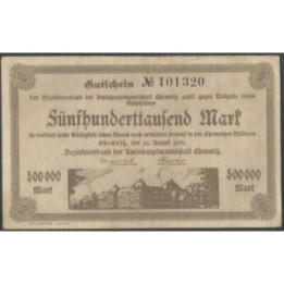 Alemania - Chemnitz 500.000 Mark 24 Ago 1923