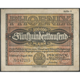 Alemania - Phoenix 500.000 Mark 1 Ago 1923