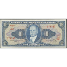 Brasil 10 Cruzeiros ND1963 Firma 12 P167b