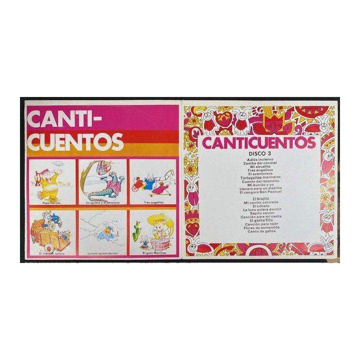 Canti cuentos Vol 1 2 y 3 - Colombia 1987 reverso
