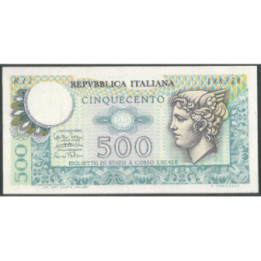 Italia 500 Liras 14 Feb 1974 P94