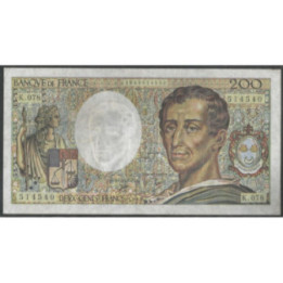 Francia 200 Francs 1990 P155d