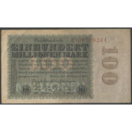 Alemania 100.000.000 Mark 22 Ago 1923 P107a