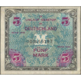 Alemania 5 Mark 1944 P193b
