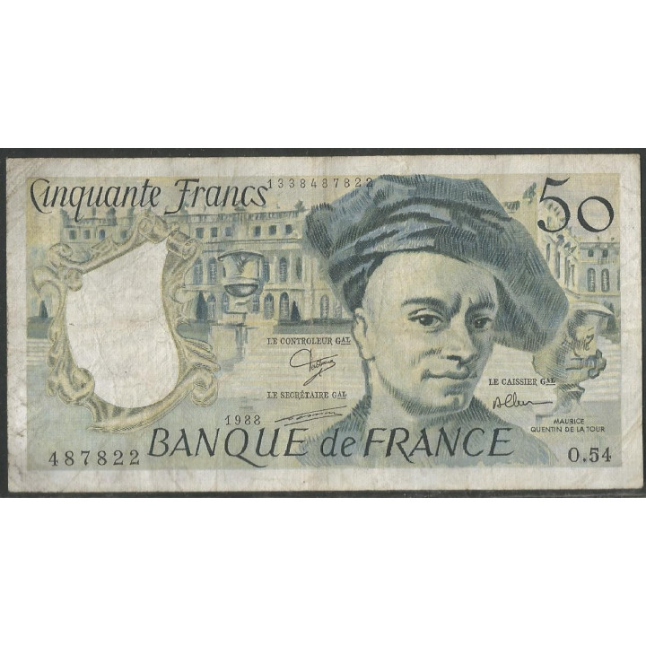Francia 50 Francs 1988 P152d