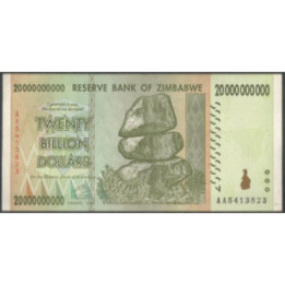 Zimbabwe 20.000.000.000 Dollars 5 Nov 2008 P86