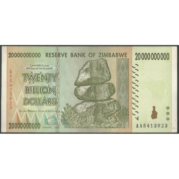 Zimbabwe 20.000.000.000 Dollars 5 Nov 2008 P86
