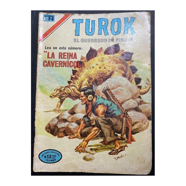 Turok El guerrero de piedra Editora Novaro reverso