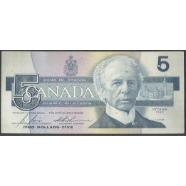 Canada 5 Dollars 1986 P95c