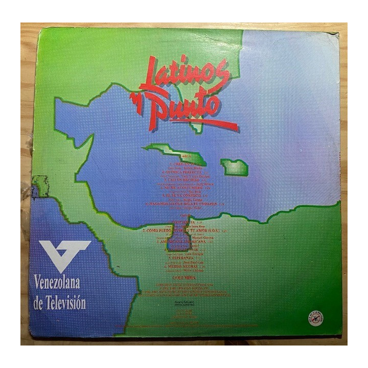 Latinos y punto - Venezuela 1993 reverso