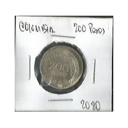 Colombia 200 Pesos 2020 Descentrada Cachucha