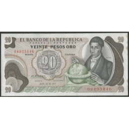Billete de 20 Pesos 20 Jul 1977 BGW236