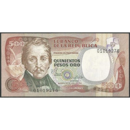 Billete de 500 Pesos 20 Jul 1981 BGW392