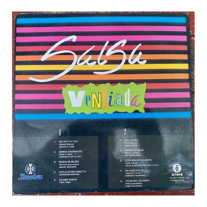 Salsa ventiada - Colombia 1993 reverso