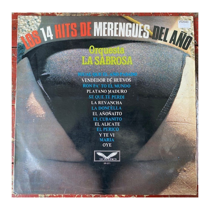 Los 14 hits de Merengues del año - Colombia 1984 reverso