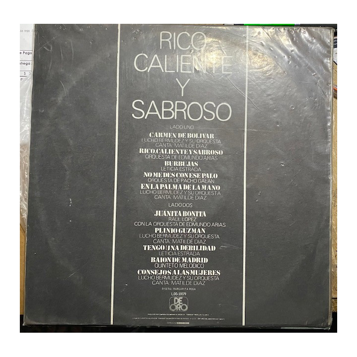 Rico caliente y sabroso - Colombia reverso