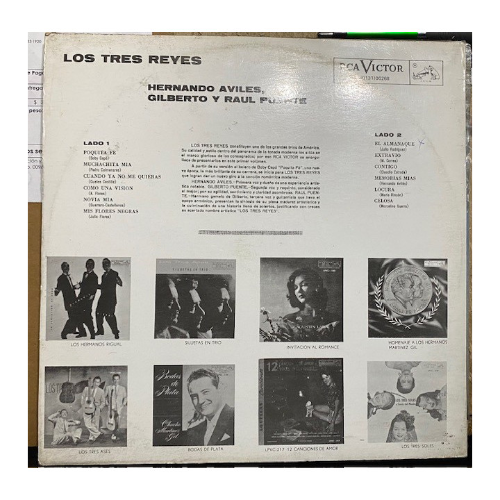 Los tres Reyes - Colombia reverso