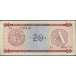 Cuba 20 Pesos ND1985 PFX5