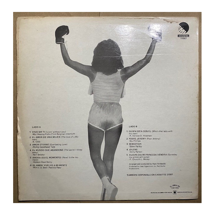 Patricia Paay The lady is a champ - Colombia 1976 reverso