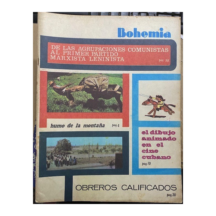 Revista Bohemia ( Cuba ) - 19711 a 1984 reverso