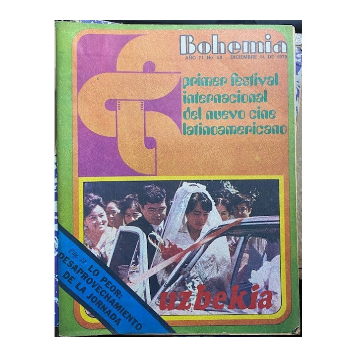 Revista Bohemia ( Cuba ) - 19711 a 1984 reverso