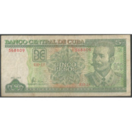 Cuba 5 Pesos 2001 P116d