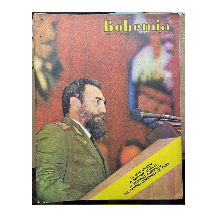 Revista Bohemia ( Cuba ) - 19711 a 1984 reverso
