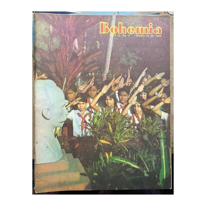 Revista Bohemia ( Cuba ) - 19711 a 1984 reverso