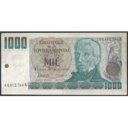 Argentina 1.000 Pesos Argentinos ND1983-5 Serie A P317a