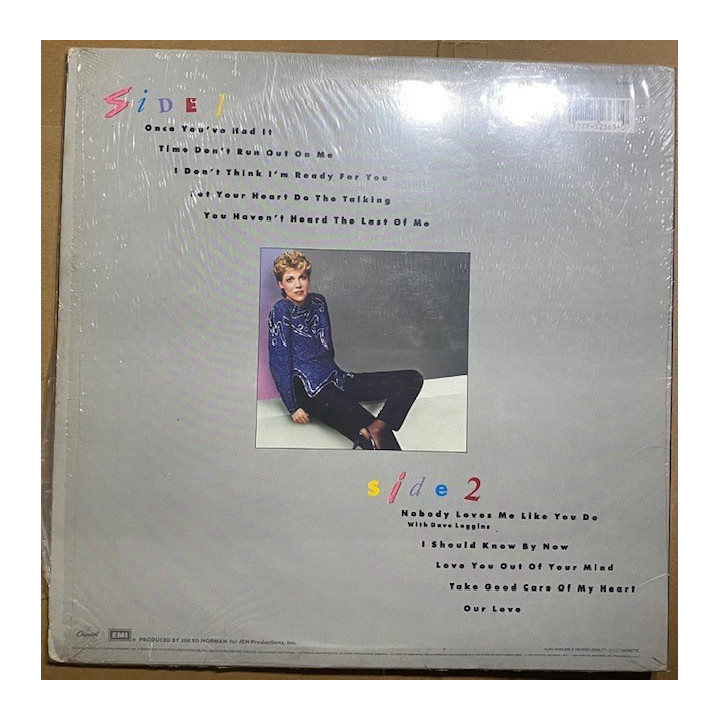 Anne Muray - Heart over mind - Usa 1984 reverso