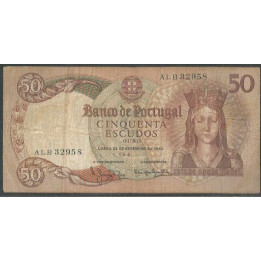 Portugal 50 Escudos 28 Feb 1964 P168