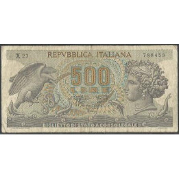 Italia 500 Liras 23 Feb 1970 P93a