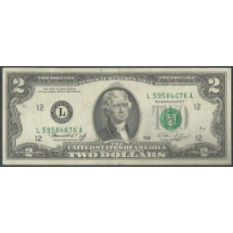 Estados Unidos 2 Dollars 1976 L P461
