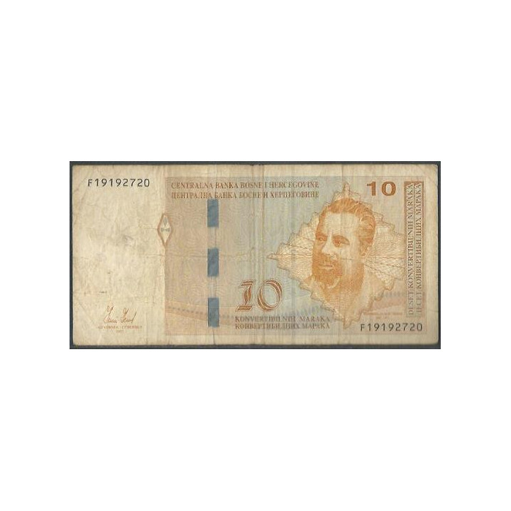 Bosnia & Herzegovina 10 Markka Convertible 2012 P80