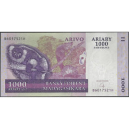 Madagascar 1.000 Ariary 2004 P89b